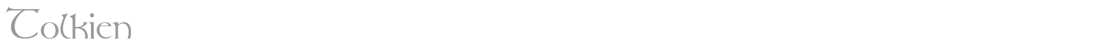 Tolkien font preview
